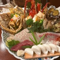 土佐料理 祢保希 銀座店 - 素敵な大皿　これで三人前