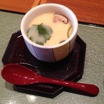 にぎわい寿司 - 茶碗蒸し。ツルっとなめらか(^^)
