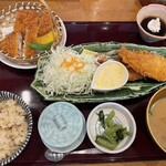 ららポーク - アジミックスかつランチ　1,620円
