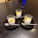 しゃぶしゃぶ・すし 紀尾井町 八山 - 杏仁豆腐　