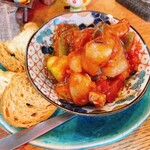 Mカッセ - ホタテの...なんだっけ、ラタトゥイユ？ 絶品。