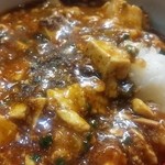 めだかタンタン - 麻婆丼　アップ