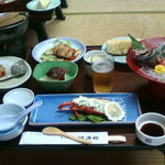 錦浦館 - 夕食　'13/8/11撮影