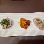 ん bistro - オードブル　真ん中のラタトゥーユが美味