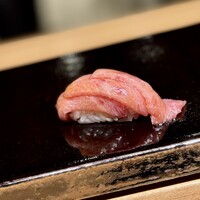 恵比寿 鮨 藤 - トロ　三枚重ね