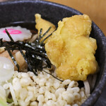 高幡そば - 特製 冷し鶏天 田舎そば＠税込700円