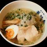 博多鶏ソバ 華味鳥 - 冷しネギ塩ソバ            　(限定 20杯/日)