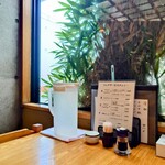 やぶ善 - 卓上常備。