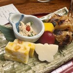 豆水楼 祇園店 - 高野豆腐と生麩の田楽