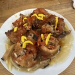 中国料理 山丁 - 一味とカラシとタレ、ぶっ掛け