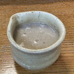 専心庵 - 蕎麦湯