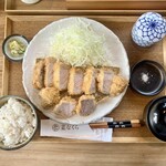 菜なくら - 特上ロースと特上ヒレかつ膳