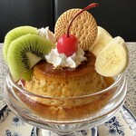 コーヒーショップ べべ - プリンアラモード　600円