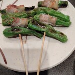 天下の焼鳥 信秀本店 - シシトウのバラ巻