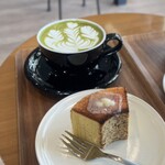 ザバロック - ・雪室抹茶ラテ(HOT)
                                ・ベイクドプレミアムバウム凛々