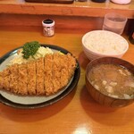 丸一 - ライス普通、キャベツ少なめ