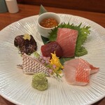 慶 和助 - お刺身盛り合わせ