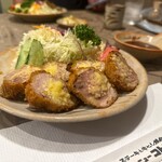 グリルニューコトブキ - ヒレカツ定食・牛焼肉定食