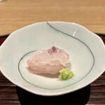 筒井 清寂 - 白甘鯛のお造り