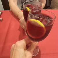 びいどろ 銀座店 - サングリアも最高の美味しさです、ここのはちょっと違うー食べログで一杯サービスなのは嬉しい