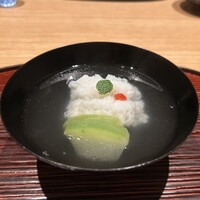 筒井 清寂 - 鱧と冬瓜の椀物