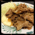 Hidakaya - 豚肉しょうが焼き 490円