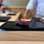 松寿司 - マグロさく漬け