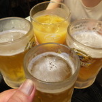 ラムハウス・ケケレ - カンパ～イ♪　一番しぼり　５４０円　とオレンジジュース　３２０円　【　２０１４年９月　】