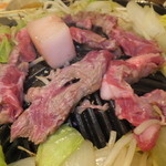 ラムハウス・ケケレ - 特上ラム肩ロース　９９０円　２人前　を焼いて　【　２０１４年９月　】