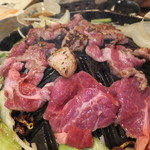 ラムハウス・ケケレ - 生ラム　７９０円　２人前を焼いて　【　２０１４年９月　】