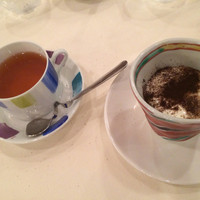 イル ギオットーネ 京都本店 - 最後のお紅茶もとても美味しく 食器がとてもお洒落です。