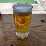 イチバノソバ - オリオン生ビール