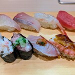 一作鮨 - アラカルト8貫