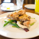 フォセッタ - 宮崎産若鶏のニンニクパン粉焼き