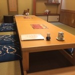 美景鮨 - お座敷も掘り炬燵でゆっくりくつろげるようになりました。