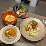 創作四川料理 廣明 - 楊貴妃ランチ 棒棒鶏涼麺