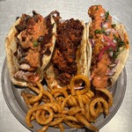 ブルー エントランス キッチン - 