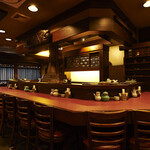 ぎんざ磯むら - 店内カウンター