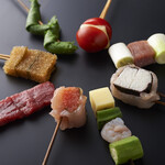 ぎんざ磯むら - 料理写真:串揚げの素材