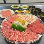 まほろば食堂 - 料理写真:【1日１組限定】完全個室での焼肉極みコース