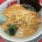 ラーメン山岡家 - 特製味噌ネギラーメン