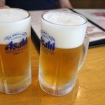 鳩家 - 生ビール中630円