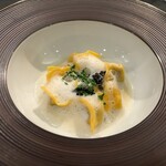 カーサ・デル・チーボ - ⑥青森県モール温泉『兜スッポン』トルテッリ キャビア