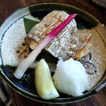 囲坊主 - 太刀魚の焼き