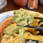 うどん工房かたつむり - ブロッコリーの天ぷら