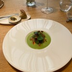 restaurant.m - グリンピースと甘海老のサラダ的な？