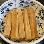 食煅 もみじ - このメンマもすごい