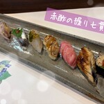 寿し肴和志 - 締めは、いつもの美味しい寿司で…(๑ᴖ◡ᴖ๑)/