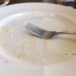 円山ダイニング - 美味しくて、料理が無くなった皿も名残惜しいです