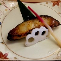 一つ木竹林草 - 銀鱈西京焼アップ